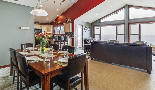 Spacious Edgerton Home w/Private Beach & Views!
