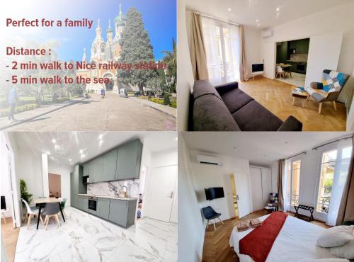Spacious Family Apartment Near Sea - Nice