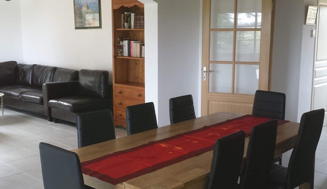 Spacious family home near Sauzon with garden and terrace