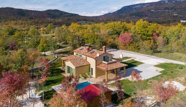 Spacious Family Villa in Istra with Pool, Mountain Views, Pet-Friendly