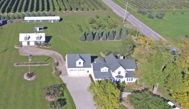 Spacious farmhouse with country views