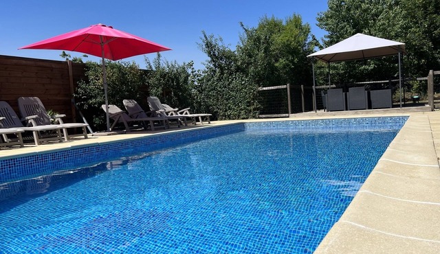 Spacious farmhouse with private pool and large garden