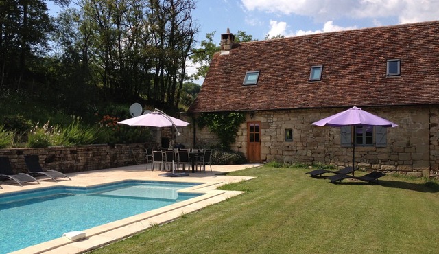 Spacious farmhouse with private heated pool close to Collonges la Rouge