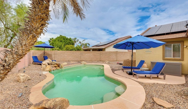 Spacious & Fenced Yard: Pet-Friendly Surprise Home