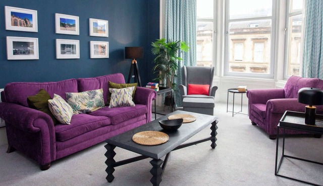 Spacious Finnieston Apt, Ideal for Work & Families