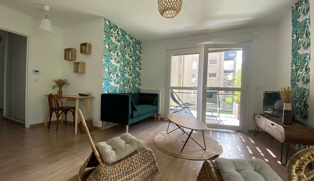 Spacious and bright nest in Hérouville-saint-Clair