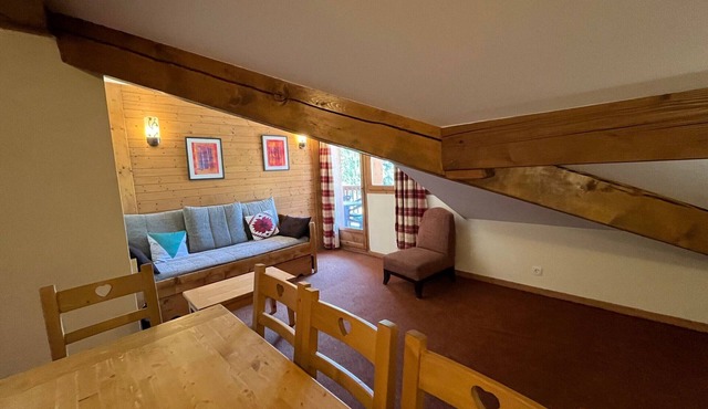 Spacious apartment in Lanslebourg for 8 people, 3 bedrooms, parking, wifi