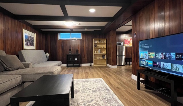 Spacious Furnished Basement with Separate entrance from backyard