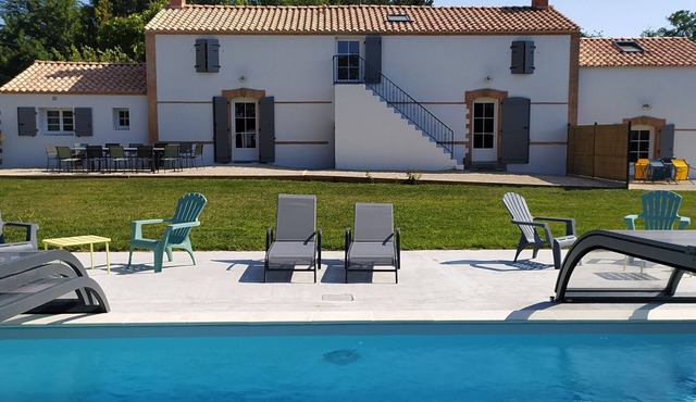 Spacious Gîtes in Vendée with Heated Pool