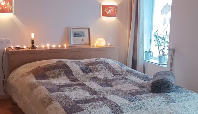 Spacious guest rooms for 1 to 3 people at l'échappée belle in Ardèche!