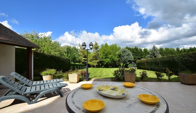 Spacious holiday home with pool in Faverolles