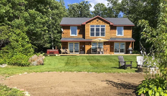 Spacious Hillman Home on Long Lake w/ Dock & Beach