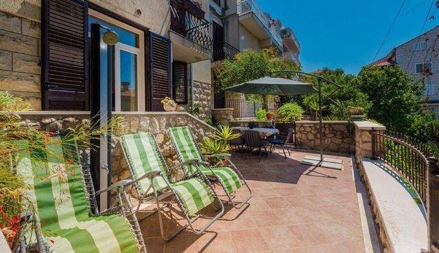 Spacious holiday apartment with a private terrace