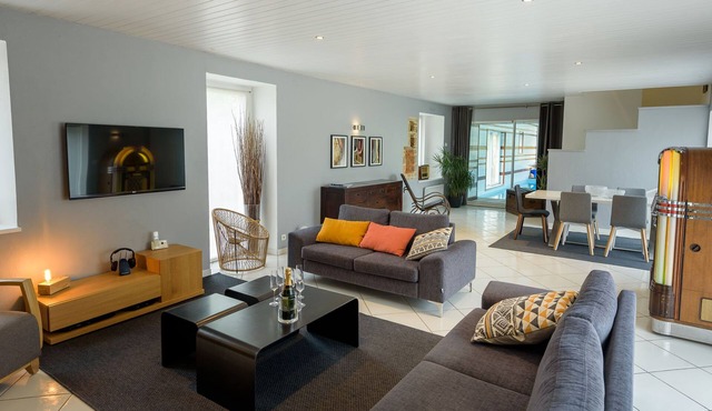 Spacious holiday home with heated indoor pool