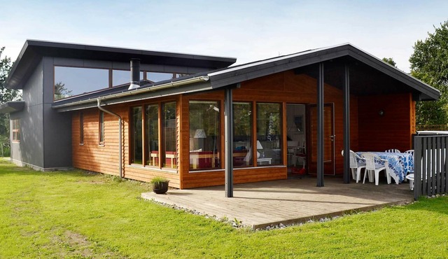 Spacious Holiday Home in Bjert with Sauna
