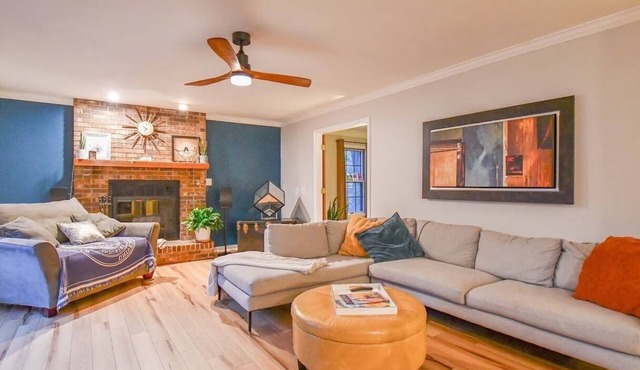 Spacious Home, Fireside Charm