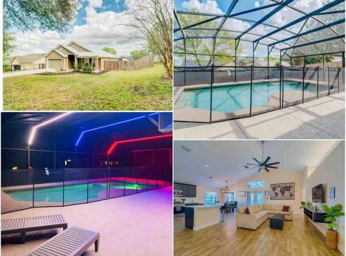 Spacious Home - Heated LED Pool & Ping Pong