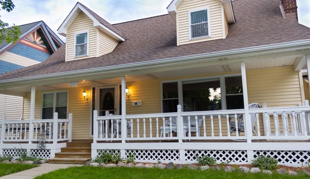 Spacious home in town One block from beach