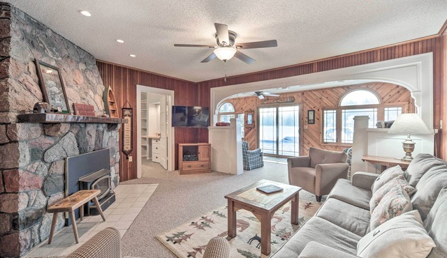 Spacious Home w/Deck on Lake Chetek!