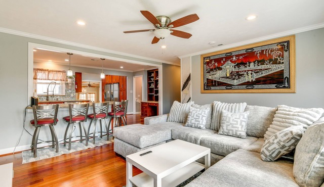 Spacious Home w/Tranquil Patio ~ 29 Mi to DC!