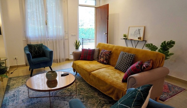 Spacious home with garden; 3 rooms near Alfa Romeo