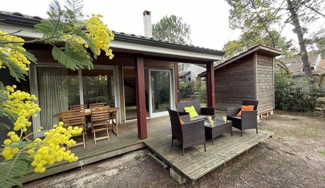 Spacious house 8 people near golf and bike paths in Lacanau Ocean