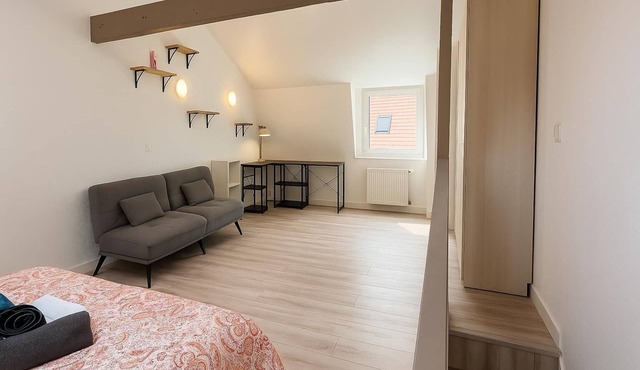 Spacious house in Lambersart with 2 comfortable bedrooms! 10 minutes from Lille