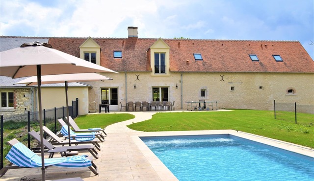 Spacious house, private pool, 10 to 19 p.