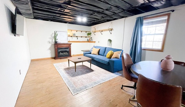 Spacious industrial basement mins to post.