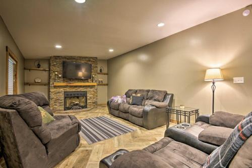 Spacious Kunkletown Home with Full Game Room and Deck!