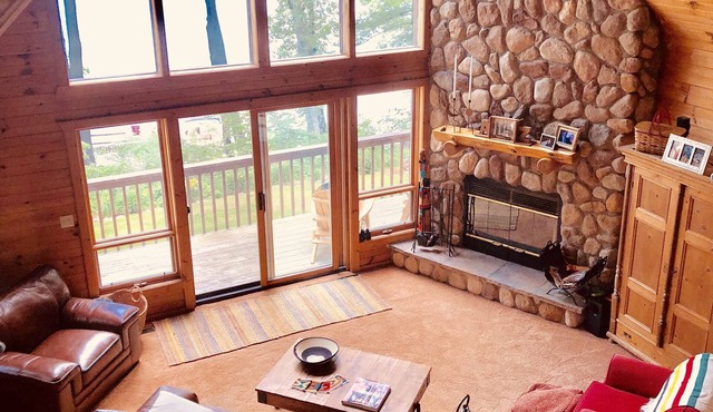 Spacious Lac Courte Oreilles home! Stunning views, avail June/Aug. Book now!