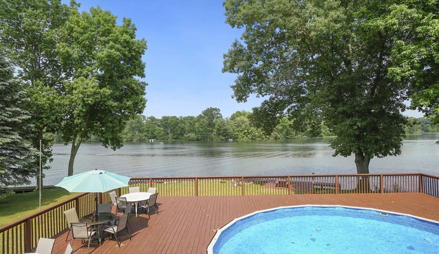 Spacious Lake Allegan Home - Lakefront, Pool, and Views