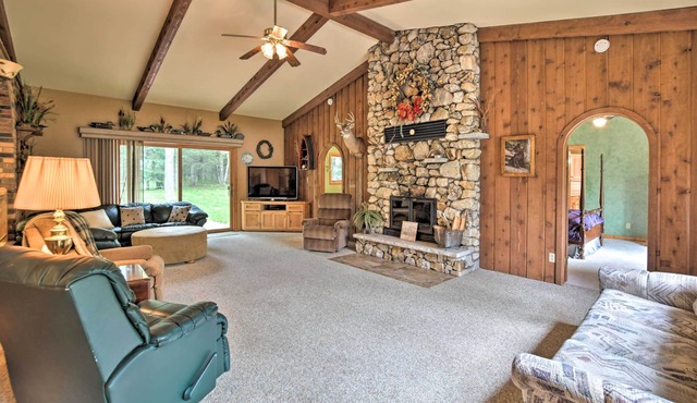 Spacious Lakefront Home w/Patio & Boat Dock!
