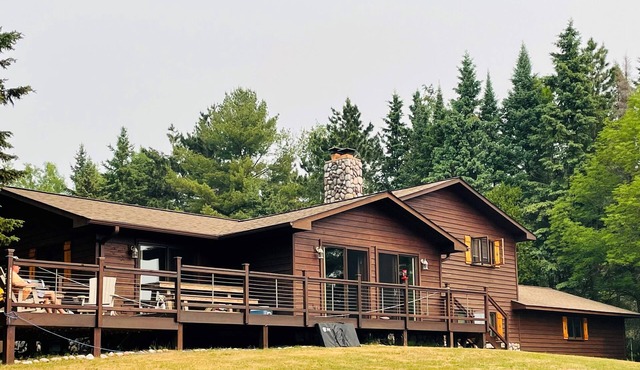 Spacious Lakefront Home with Private Dock | Snowmobile-Friendly | Lake Access