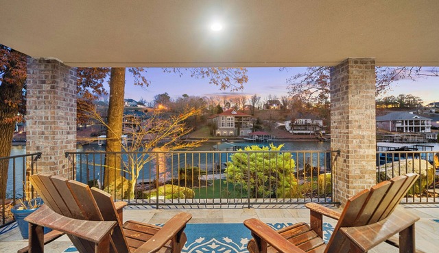 Spacious Lakefront Home with Private Boat Slip