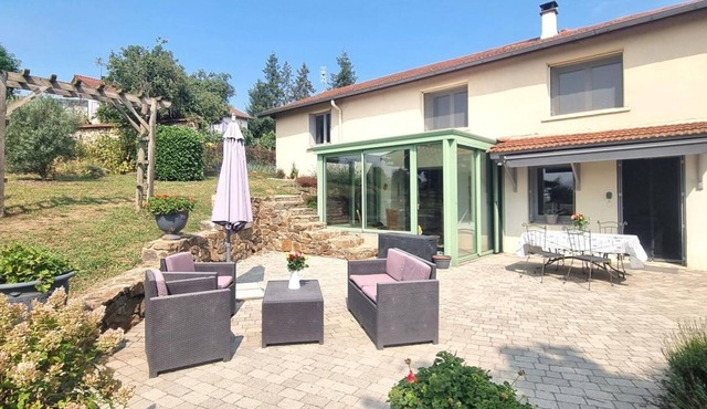 Spacious lodging with garden and terrace in Saint-Galmier