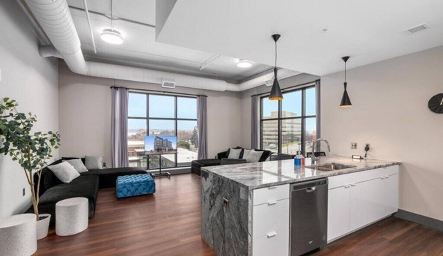 Spacious Luxury Apartment with Waterfront Views - The Leonard Building