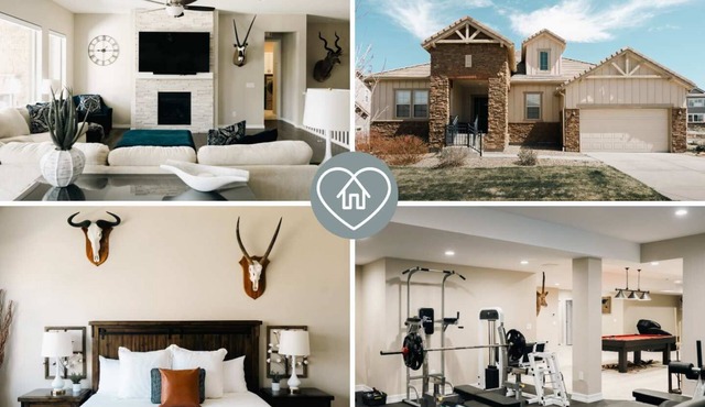 Spacious Luxury Escape - Game Room & Home Gym