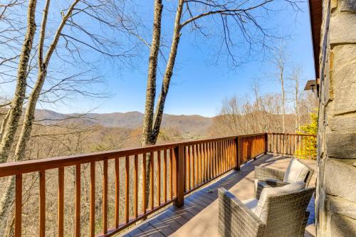 Spacious Maggie Valley Cabin w/Waterfall On-Site!