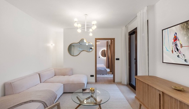 Spacious modern apartment in Megève, 6 people