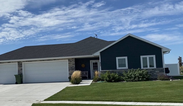 Spacious new home with a country feel.