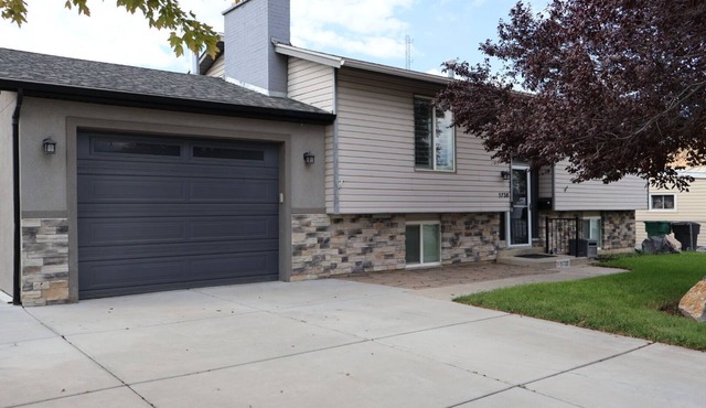 Spacious Newly remodeled home on a quiet street with a large yard.