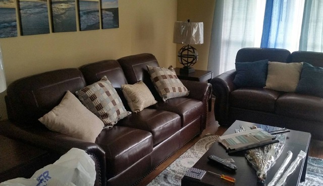 Spacious newly renovated, w/air 3 bedroom home on corner lot- park 2 cars