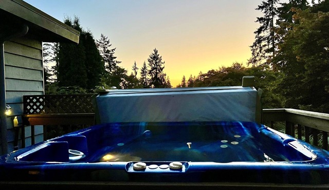 Spacious Oasis with Hot Tub & Yard. 10 minutes to the Ferry and Light Rail