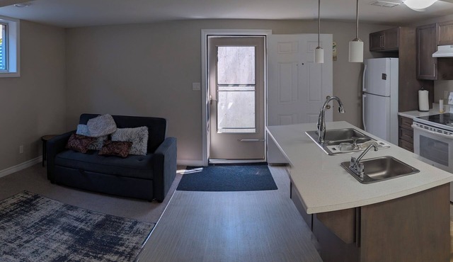 Spacious one bedroom Basement Apartment