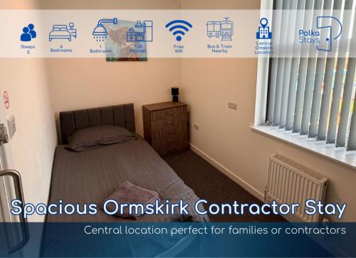 Spacious Ormskirk Contractor Stay by PolkaStays