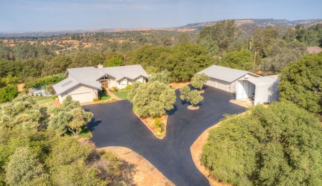 Spacious residential home with pool, bar, and game room.