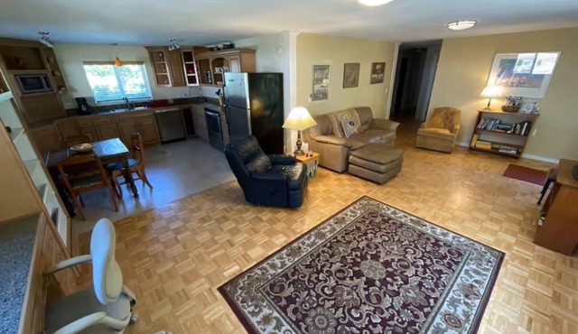 Spacious retreat, gateway to the Olympic Peninsula .