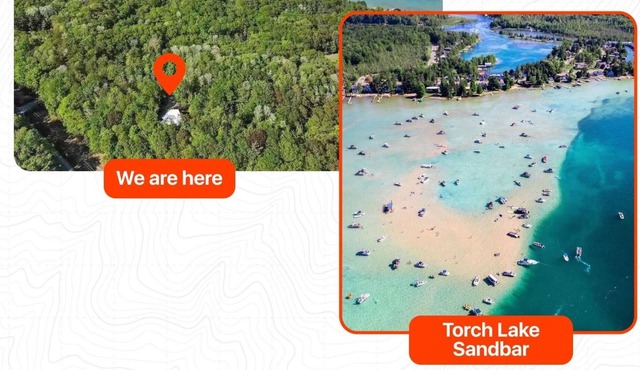 Spacious Retreat near Torch Lake Sandbar