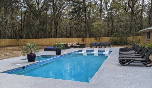 Spacious Retreat w Heated Pool & Spa Near Downtown